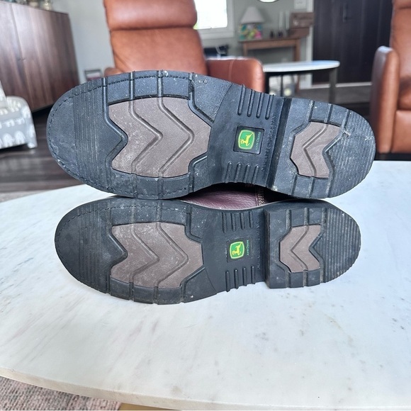 Dan Post John Deere Steel Toed Lace Up Brown Leather Work Boots Men's Size 11.5M - Picture 6 of 6